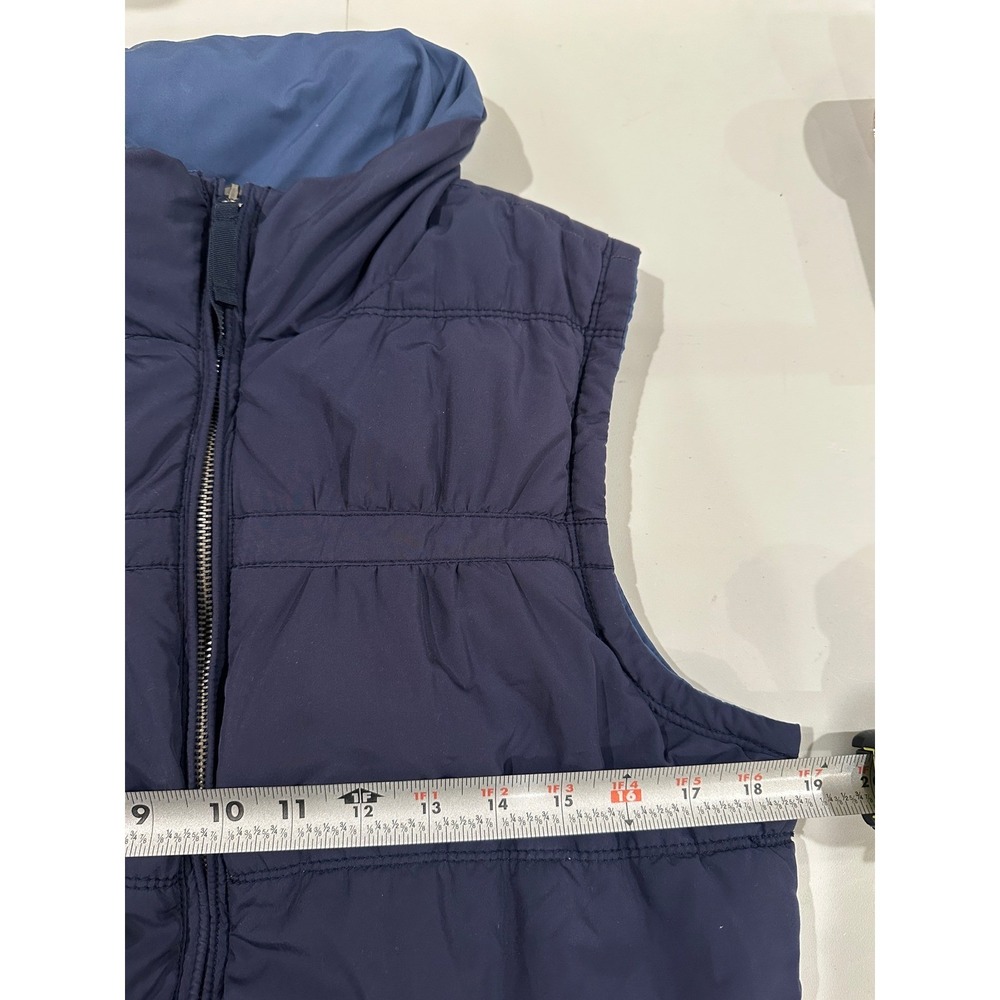 American Eagle Outfitters Womens‎ Navy Blue Puffer Vest Quilted Full Zip Large - Picture 4 of 8